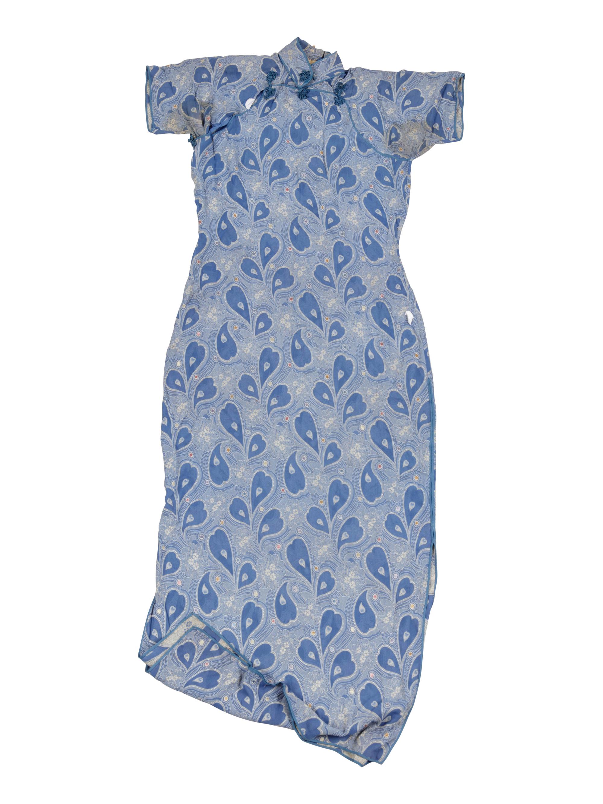 Four Chinese Silk Woven Lady's Cheongsam, Qipao