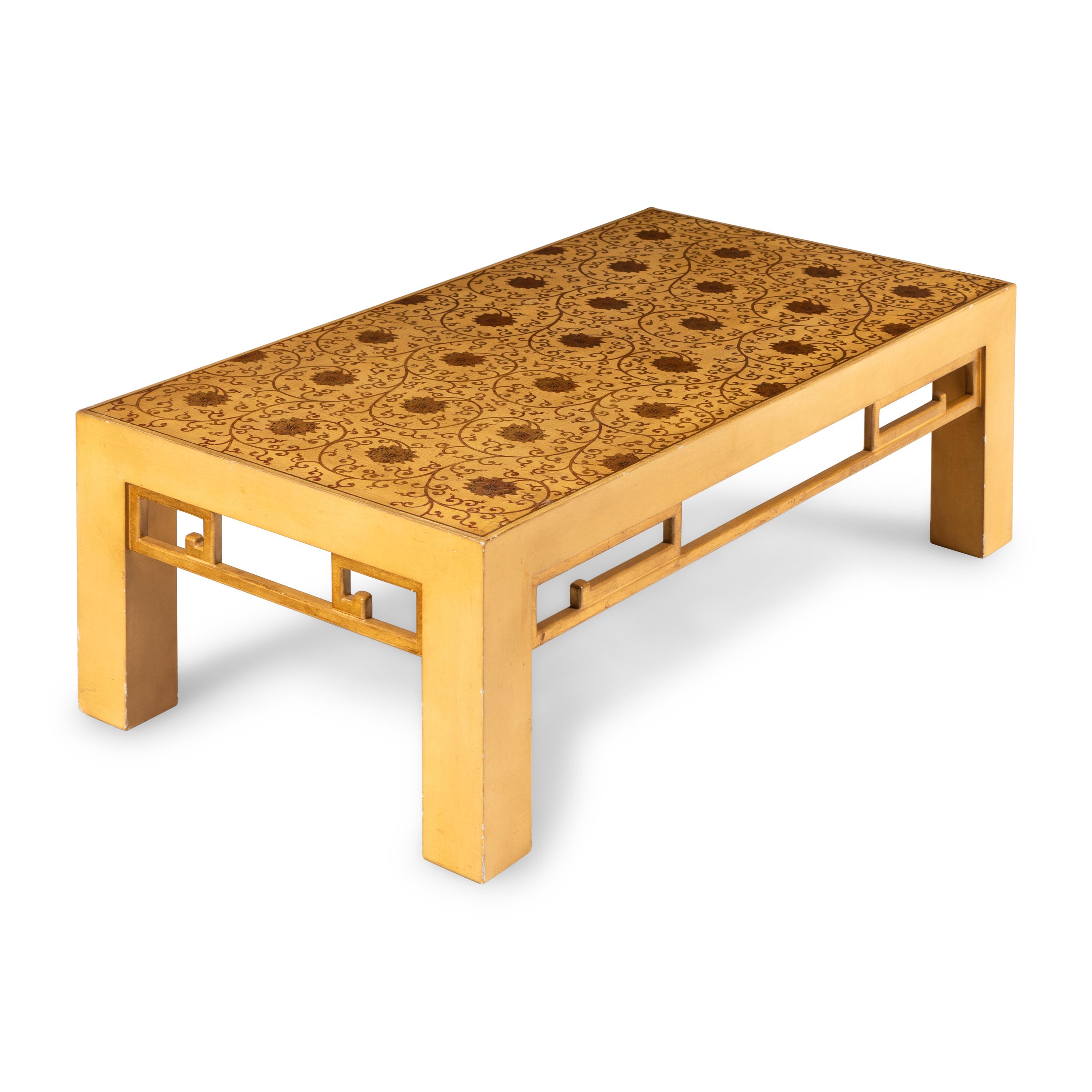 A Contemporary Lacquered Low Table