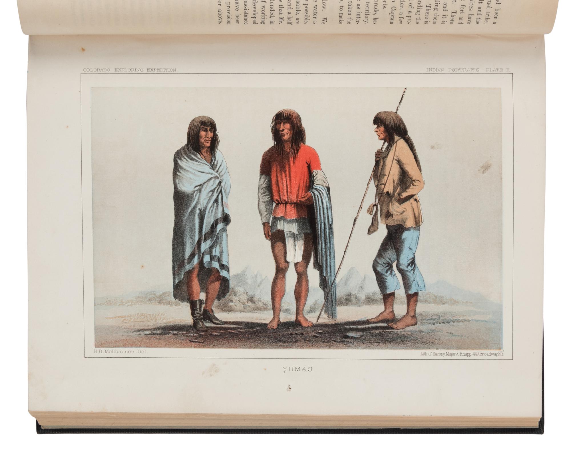 IVES, Joseph Christmas, Lieutenant (1829-1868). Report Upon the Colorado River of the West. Washington, D.C.: Government Printing Office, 1861.
