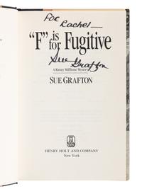 GRAFTON, Sue (1940-2017). A group of 4 FIRST EDITION, FIRST ISSUES by Grafton from the Alphabet Series featuring Kinsey Millhone, MOST SIGNED, comprising: