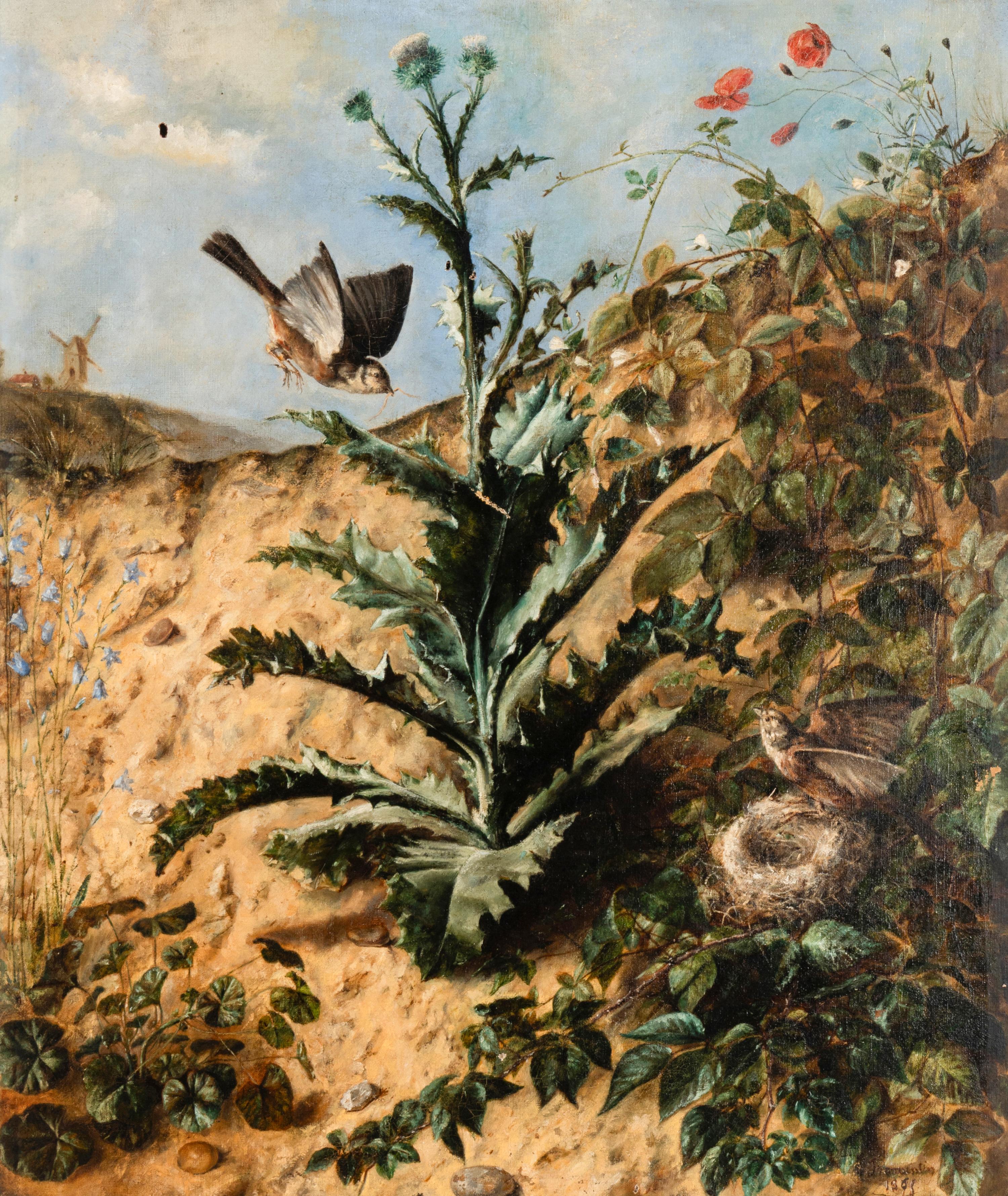 Eugène Fromentin (French, 1820-1876) — Signs of Spring (a pair)