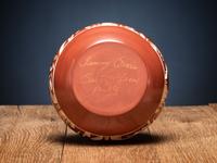 Redware Pottery Jar, with Turkeys