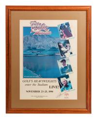A 1990 Skins Game Multi Signed Autograph Poster (Including Jack Nicklaus)