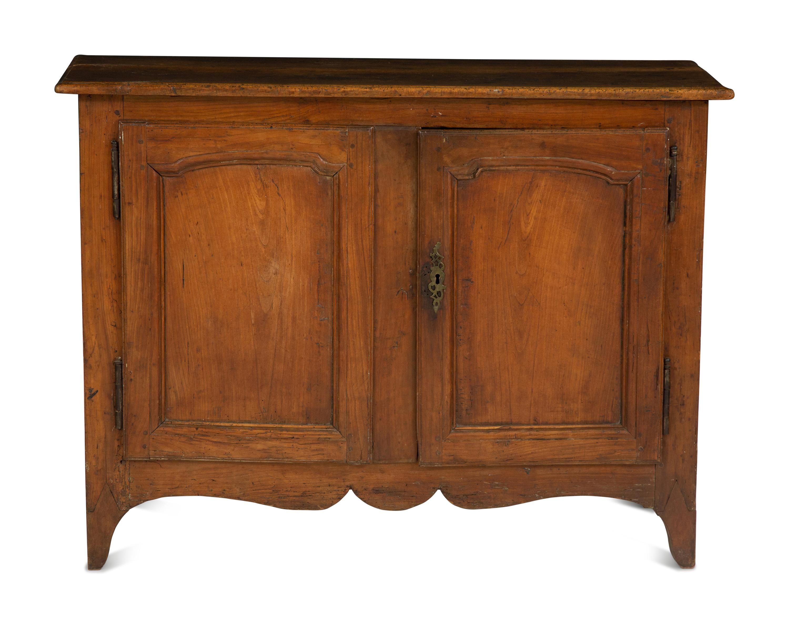 A French Provincial Walnut Side Sideboard