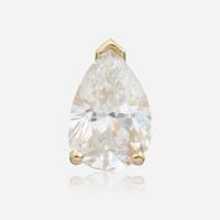 A diamond and gold pendant necklace