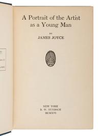 JOYCE, James (1882-1941). A Portrait of the Artist as a Young Man . New York: B.W. Huebsch, 1916.