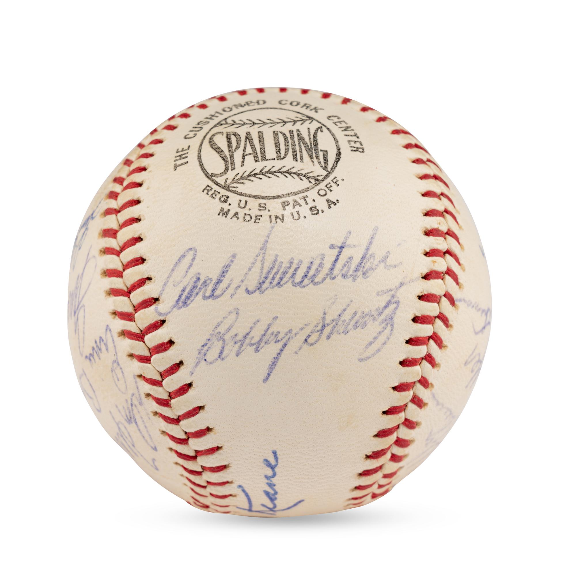 A 1962 St. Louis Cardinals Team Signed Autograph Baseball (Beckett Authentication Services)