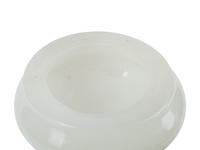 A Pair of Chinese Export White Glass Vases