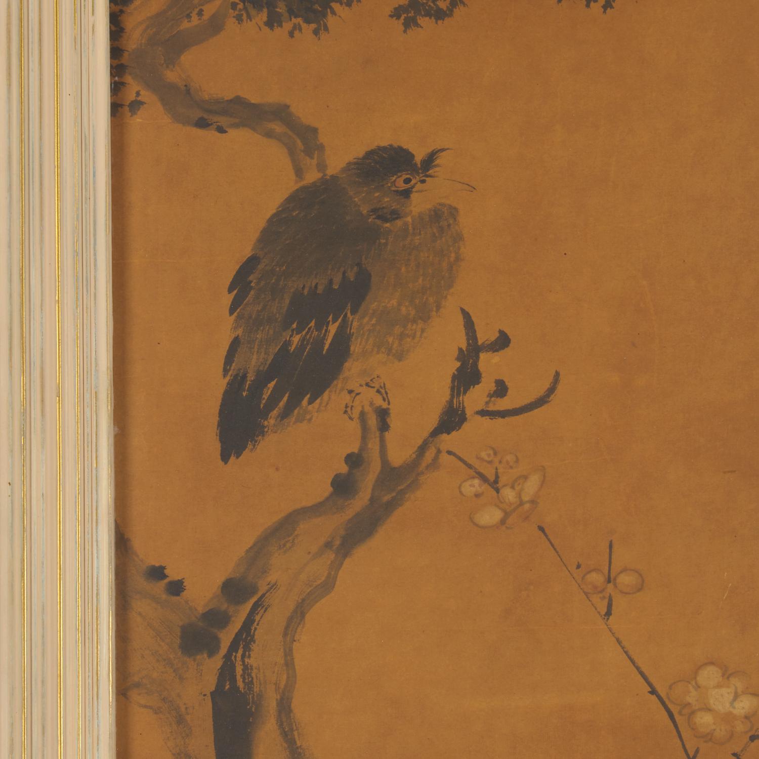 A Chinese Ink and Color on Paper Painting