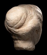 A Roman Marble Portrait Head of a Young Lady