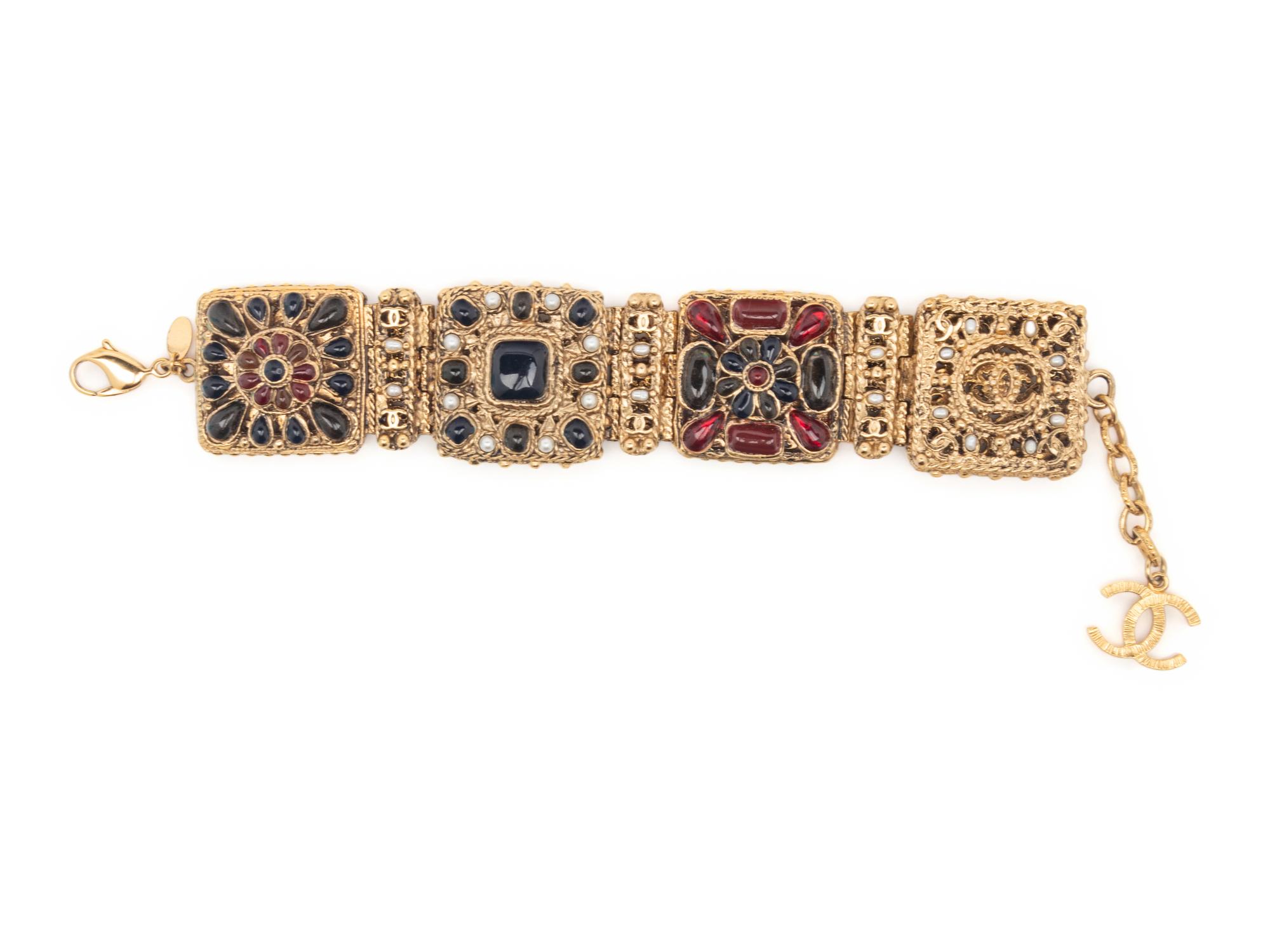Chanel Gripoix Filigree Bracelet, 2011
