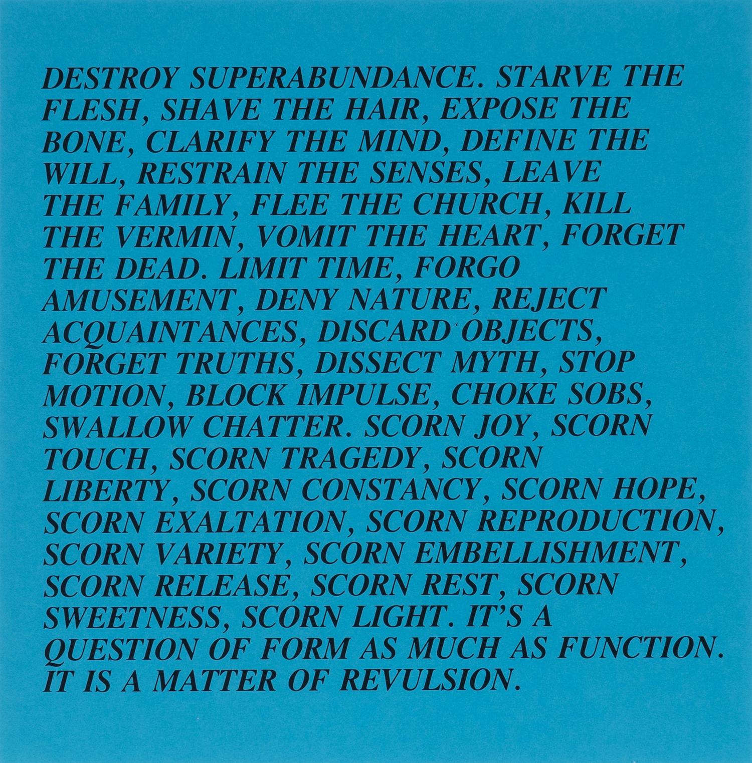 Jenny Holzer (American, b. 1950) — Inflammatory Essays (set of twelve), 1979-82