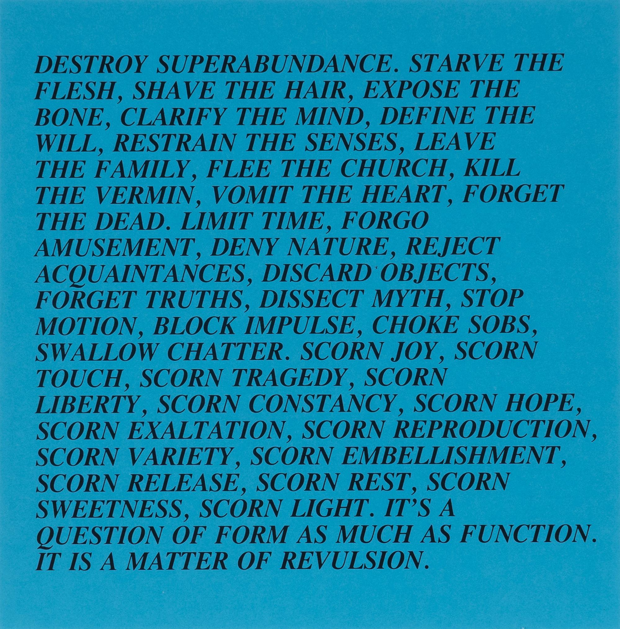 Jenny Holzer (American, b. 1950) — Inflammatory Essays (set of twelve), 1979-82