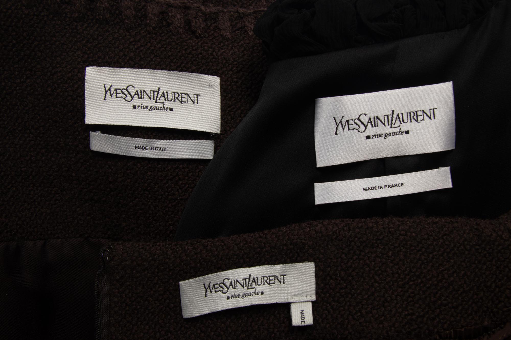 Yves Saint Laurent Rive Gauche Jacket and Skirt Suit