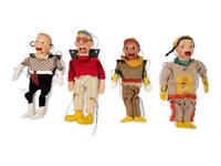 A "Howdy Doody" Marionette and Three Other Marionettes