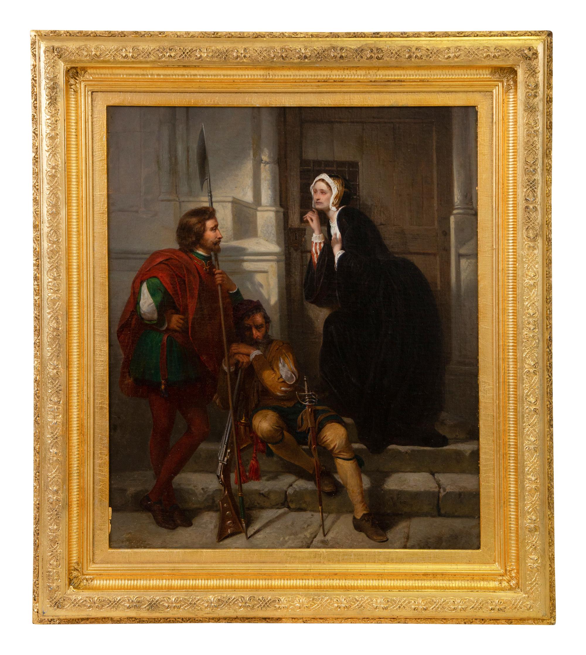A Woman and Two Guards