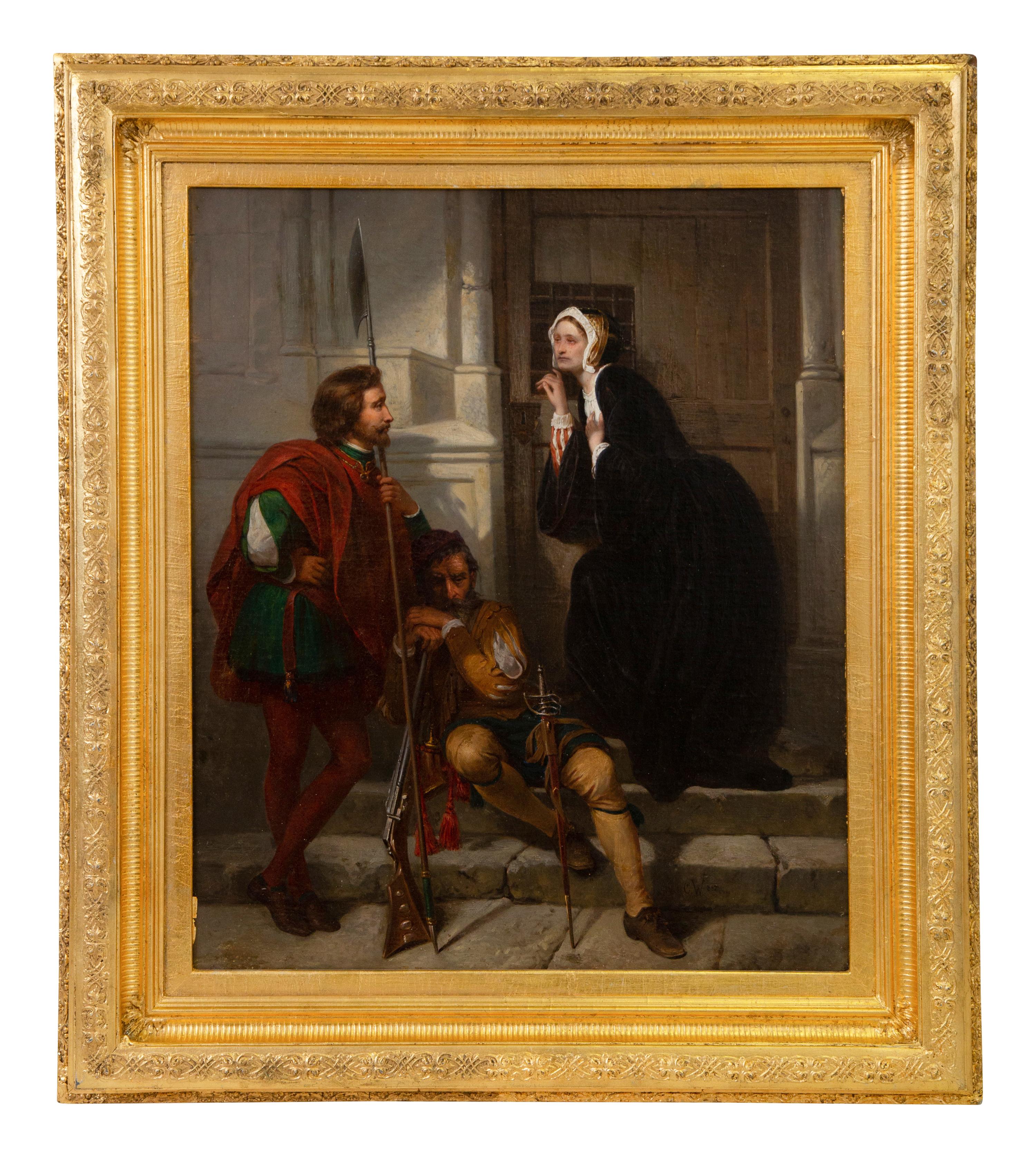 A Woman and Two Guards