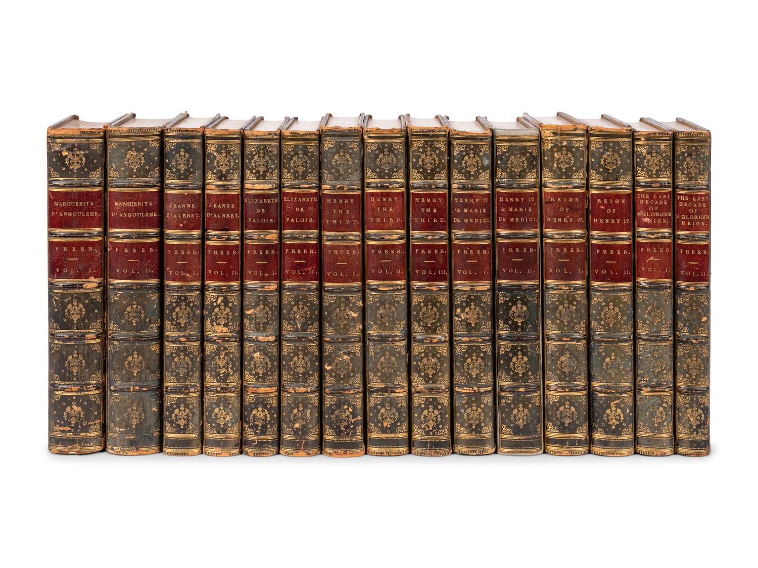 FREER, Martha Walker (1822-1888). A uniformly bound set of her works, all London: Hurst and Blackett, Publishers, FIRST EDITIONS, comprising: