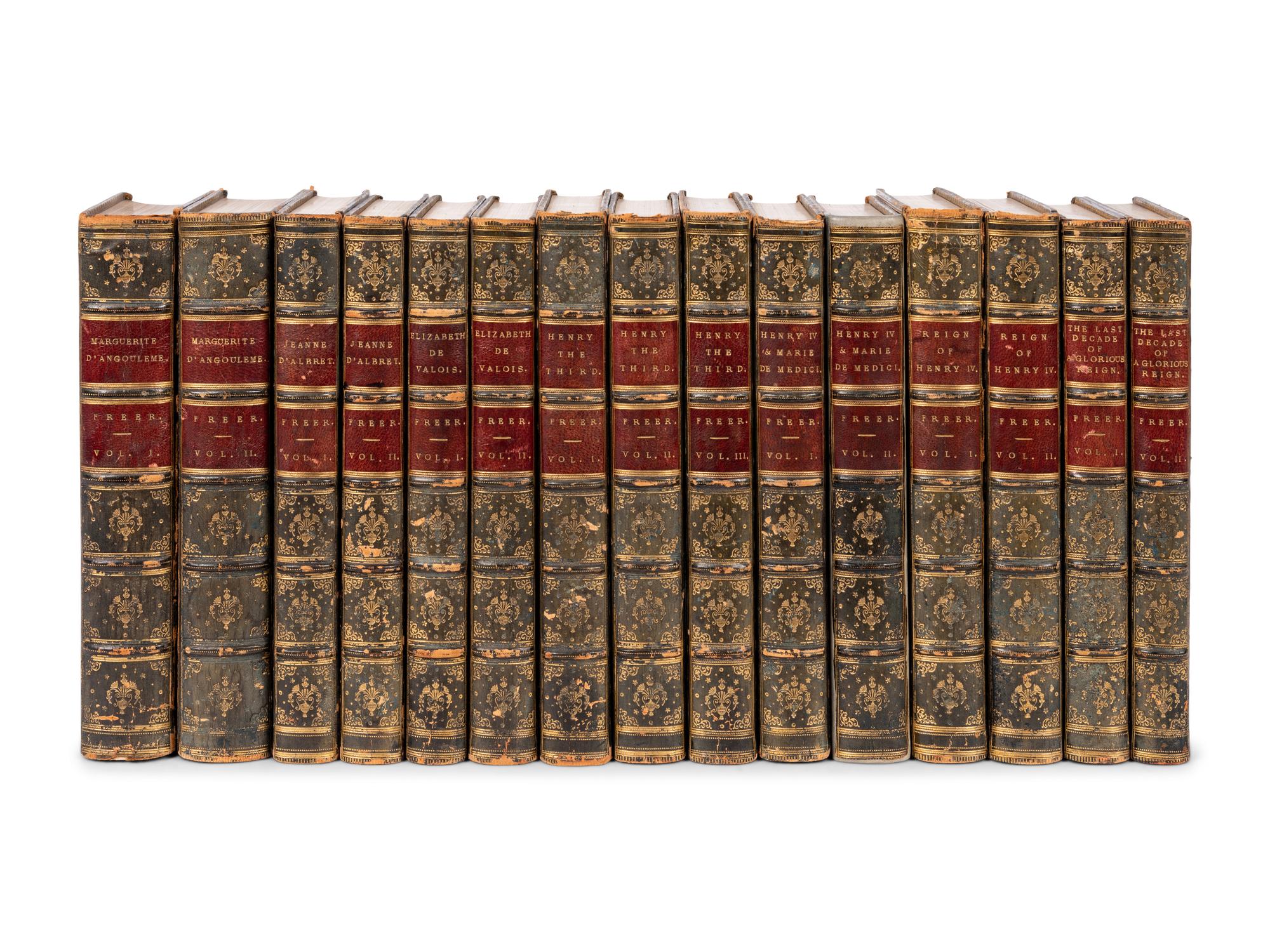 FREER, Martha Walker (1822-1888). A uniformly bound set of her works, all London: Hurst and Blackett, Publishers, FIRST EDITIONS, comprising: