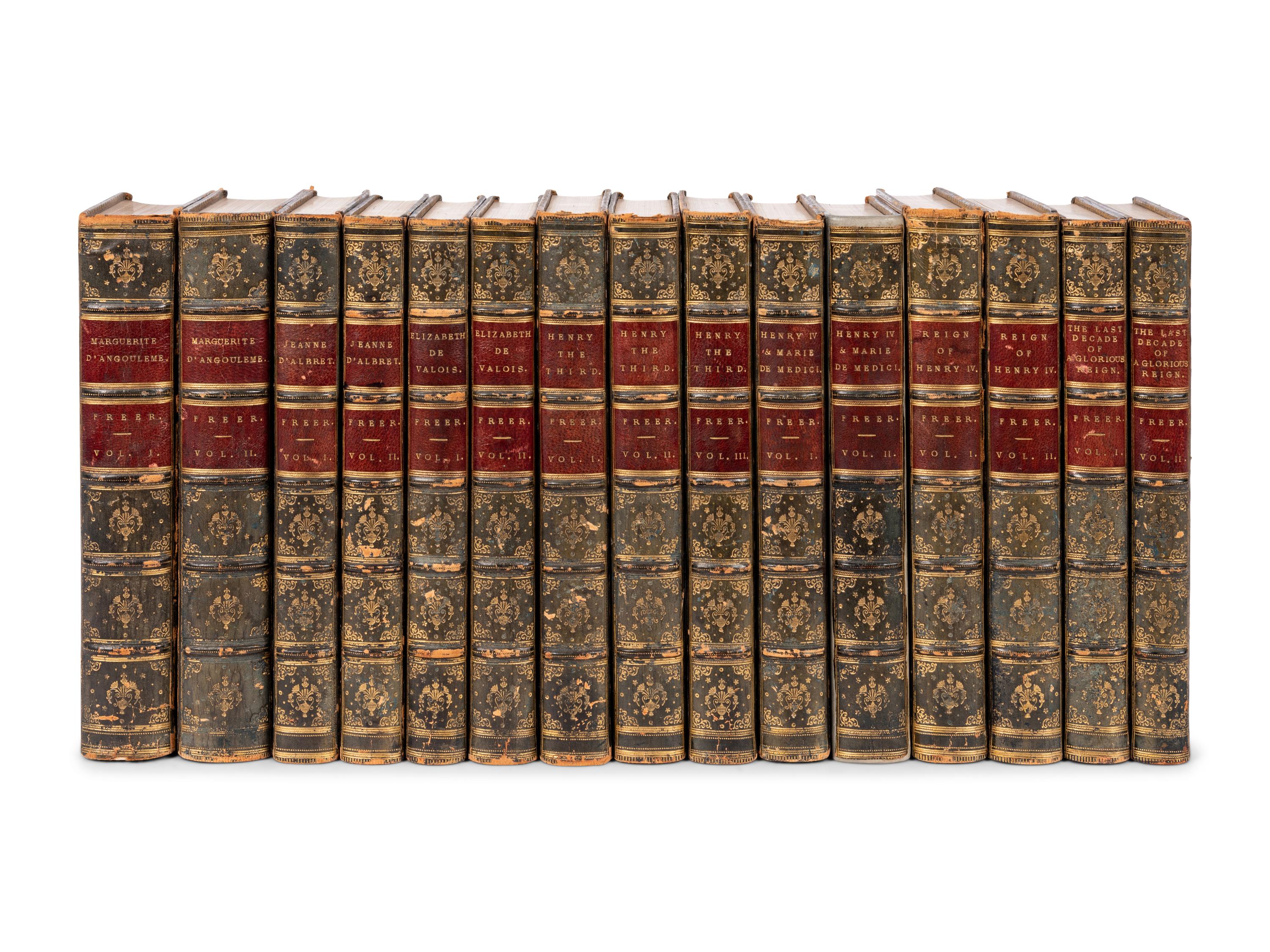 FREER, Martha Walker (1822-1888). A uniformly bound set of her works, all London: Hurst and Blackett, Publishers, FIRST EDITIONS, comprising: