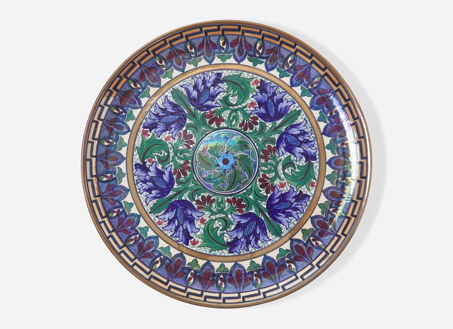 A Wedgwood Milicent Taplin Decorated Rhodian Ware Charger, UK, 1930