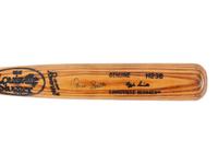 A 1988-89 Ozzie Smith Signed Autograph Game Issued Professional Bat (PSA Letter)