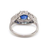 SAPPHIRE AND DIAMOND RING