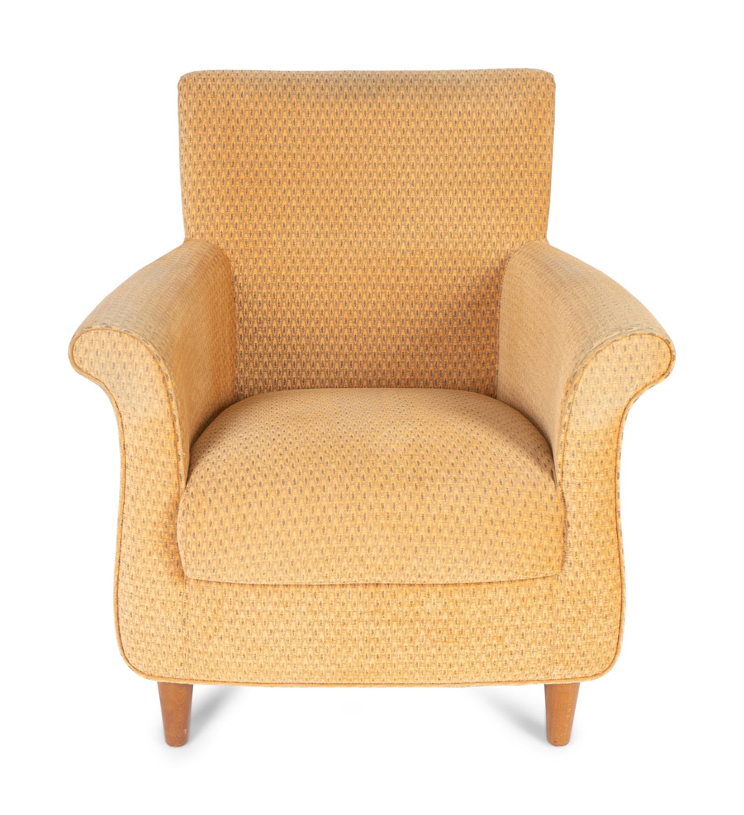 An Italian Upholstered Club Armchair — 20TH CENTURY