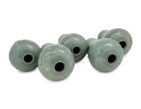 Five Korean Celadon Ground Porcelain 'Crane and Cloud' MaeByong Vases