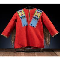Apsáalooke (Crow) Child's Beaded Wool Shirt