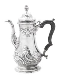 An English Silver Coffee Pot