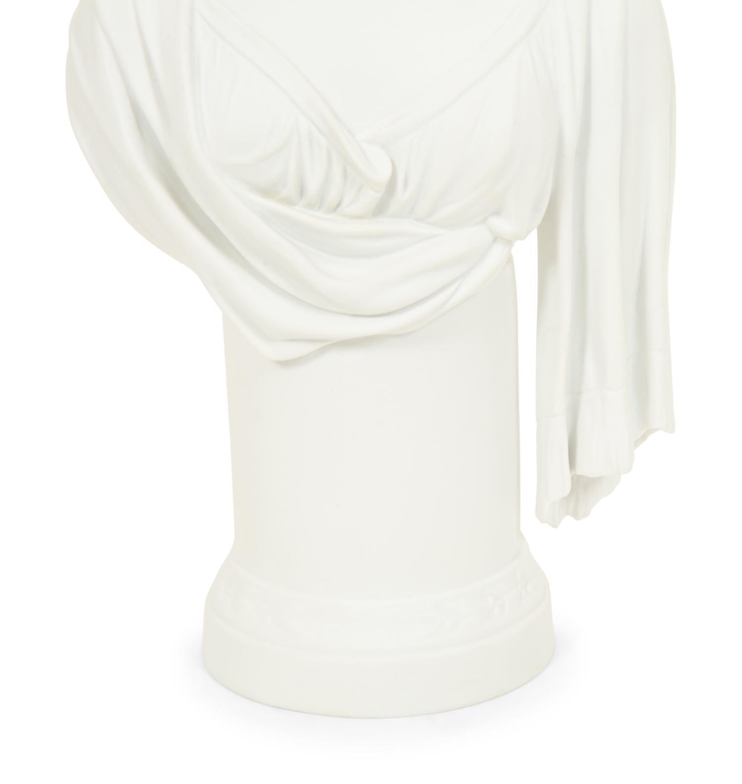 A Berlin (K.P.M.) Bisque Porcelain Bust