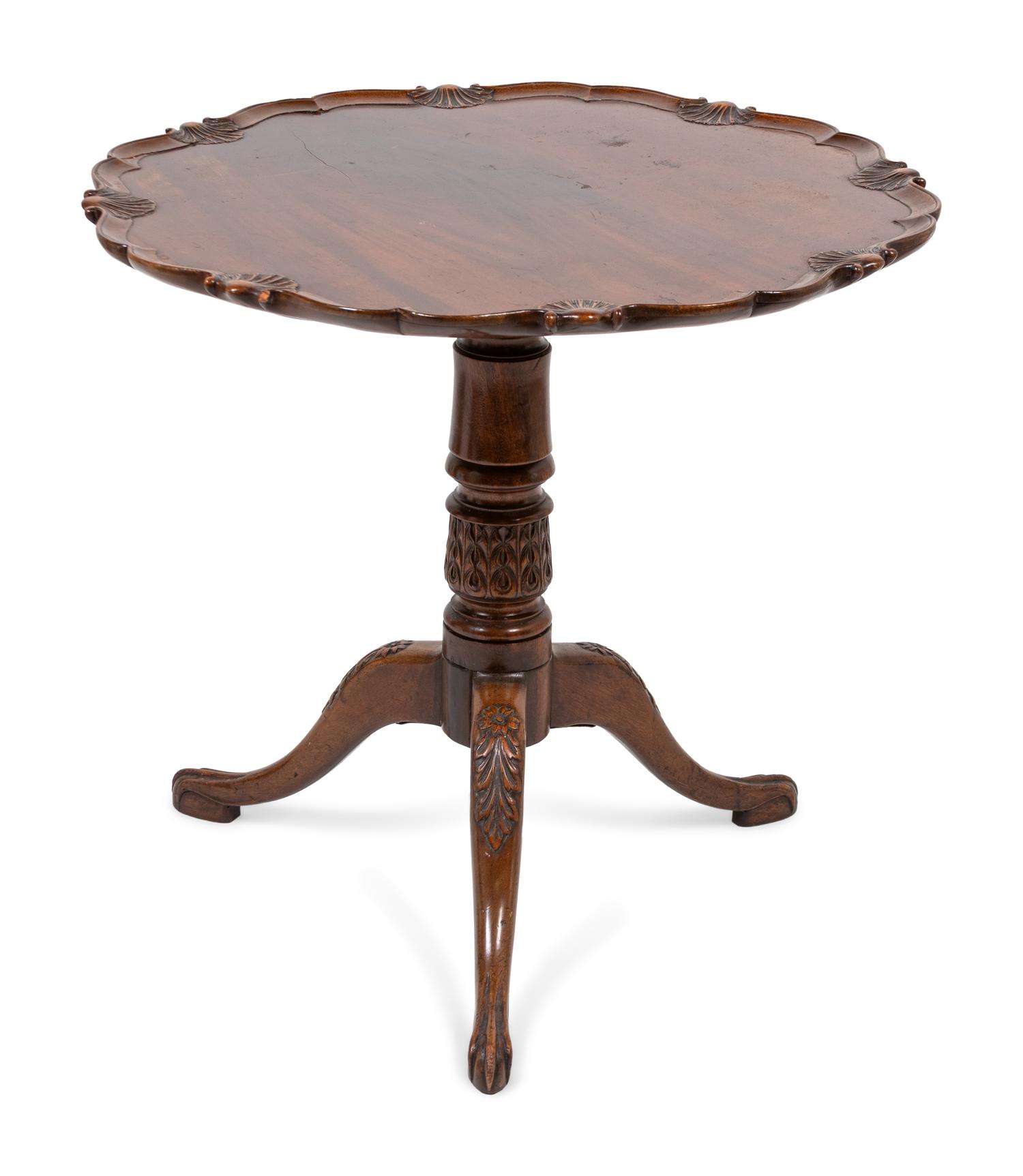 A George II Style Mahogany Tilt-Top Table