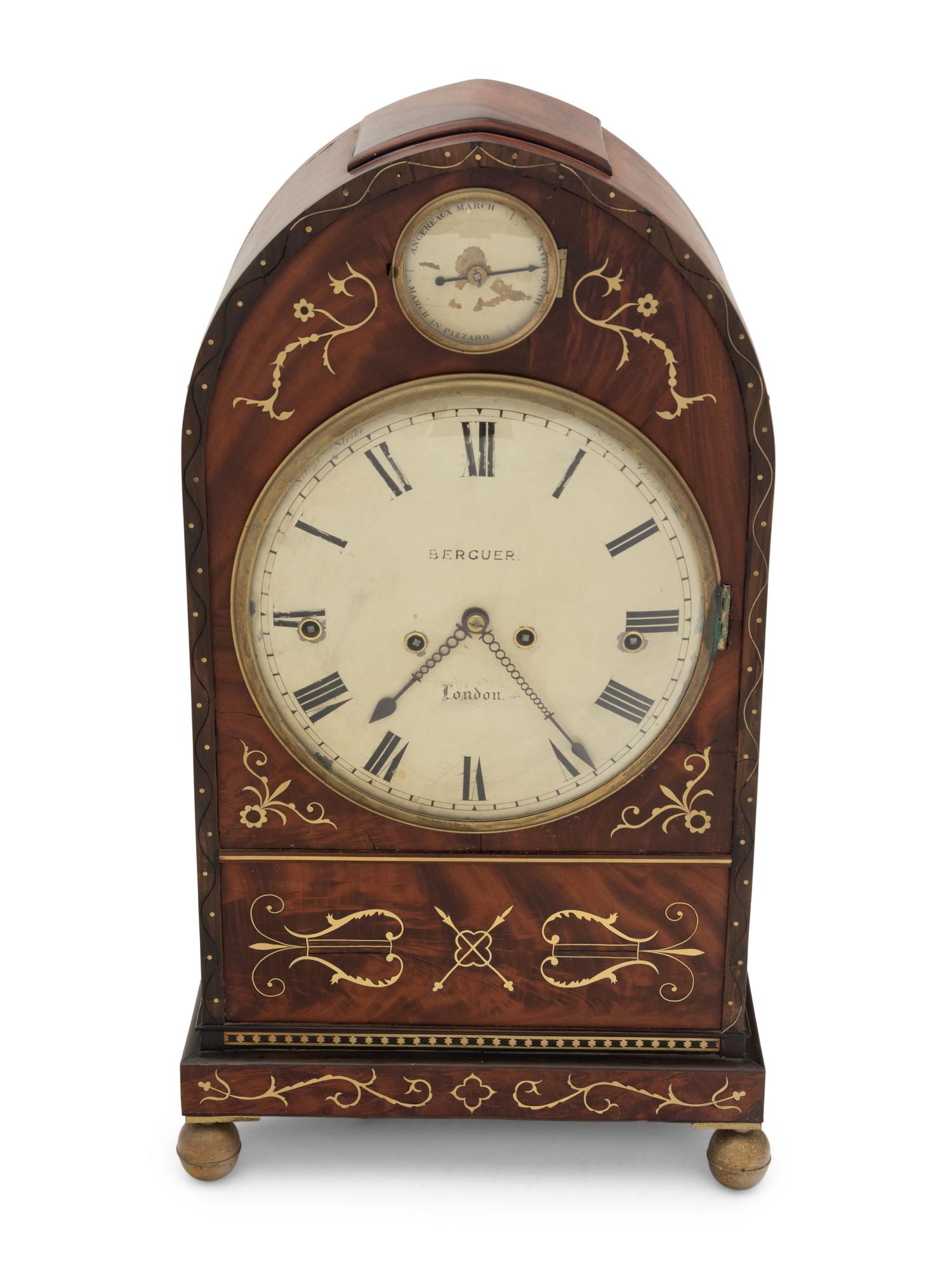 An English Mahogany Bracket Clock