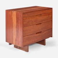 George Nakashima (American, 1905-1990) Single Chest of Drawers, New Hope, Pennsylvania, 1967