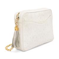 Chanel, Camera Bag in White Ostrich