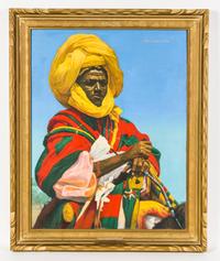 Fred C. Stueckemann, (American, 20th century), Nigerian Horseman
