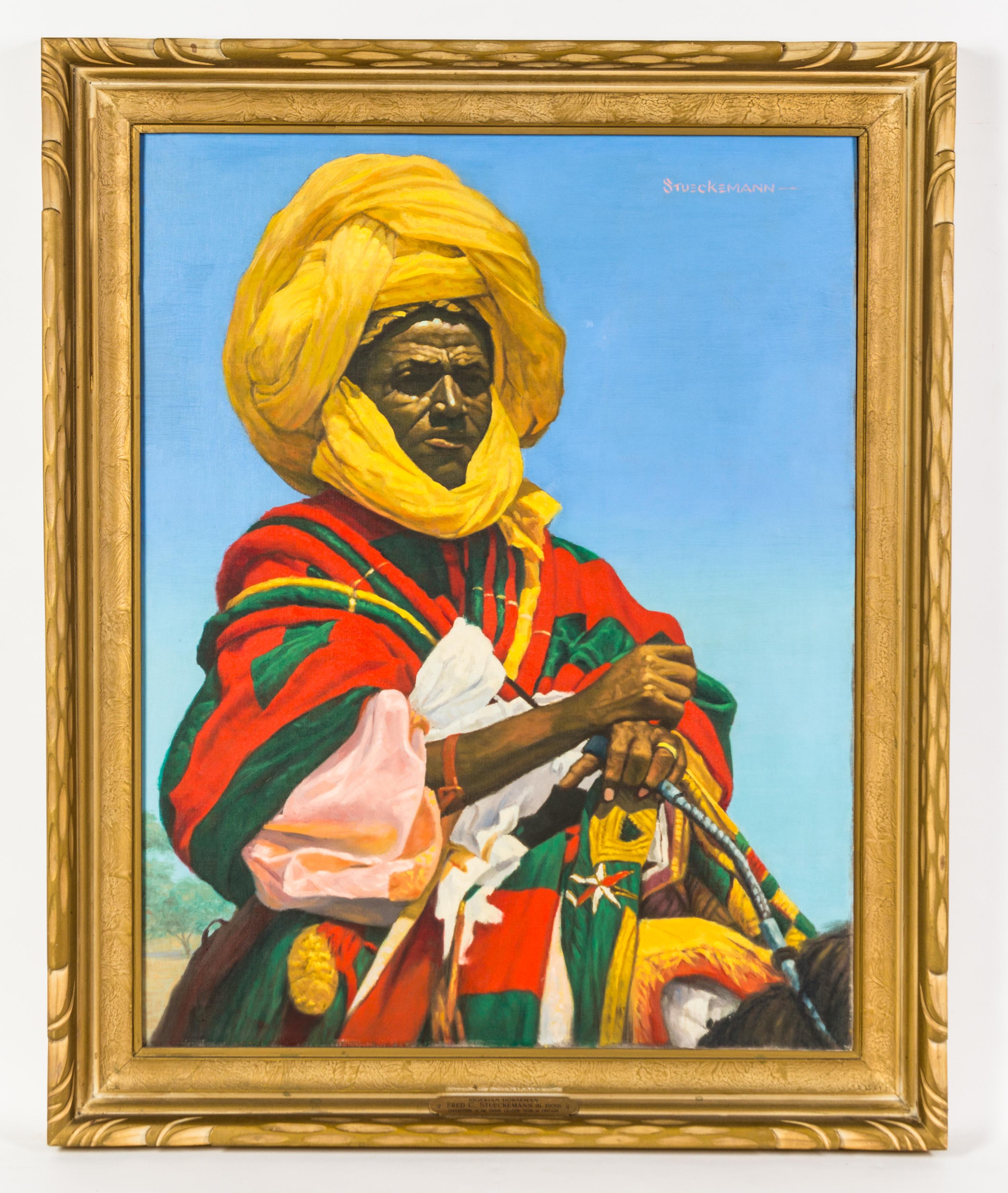 Fred C. Stueckemann, (American, 20th century), Nigerian Horseman