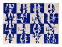 n is for caution (from Signal Code Alphabet ), 1968