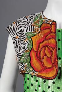 Geoffrey Beene Embroidered Dress with Bolero, c.1988