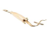 Inupiat Decorated Walrus Ivory Pipe and Sewing Kit