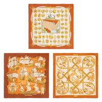 Three Hermès Scarves