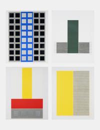 Screenprints A, B, C, D (from Jai-Alai ) (Four Works), 1969