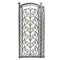 A Fer Forge Room Divider by Paul Kiss 144" W x 1" D x 55.5" H — France, Circa 1920