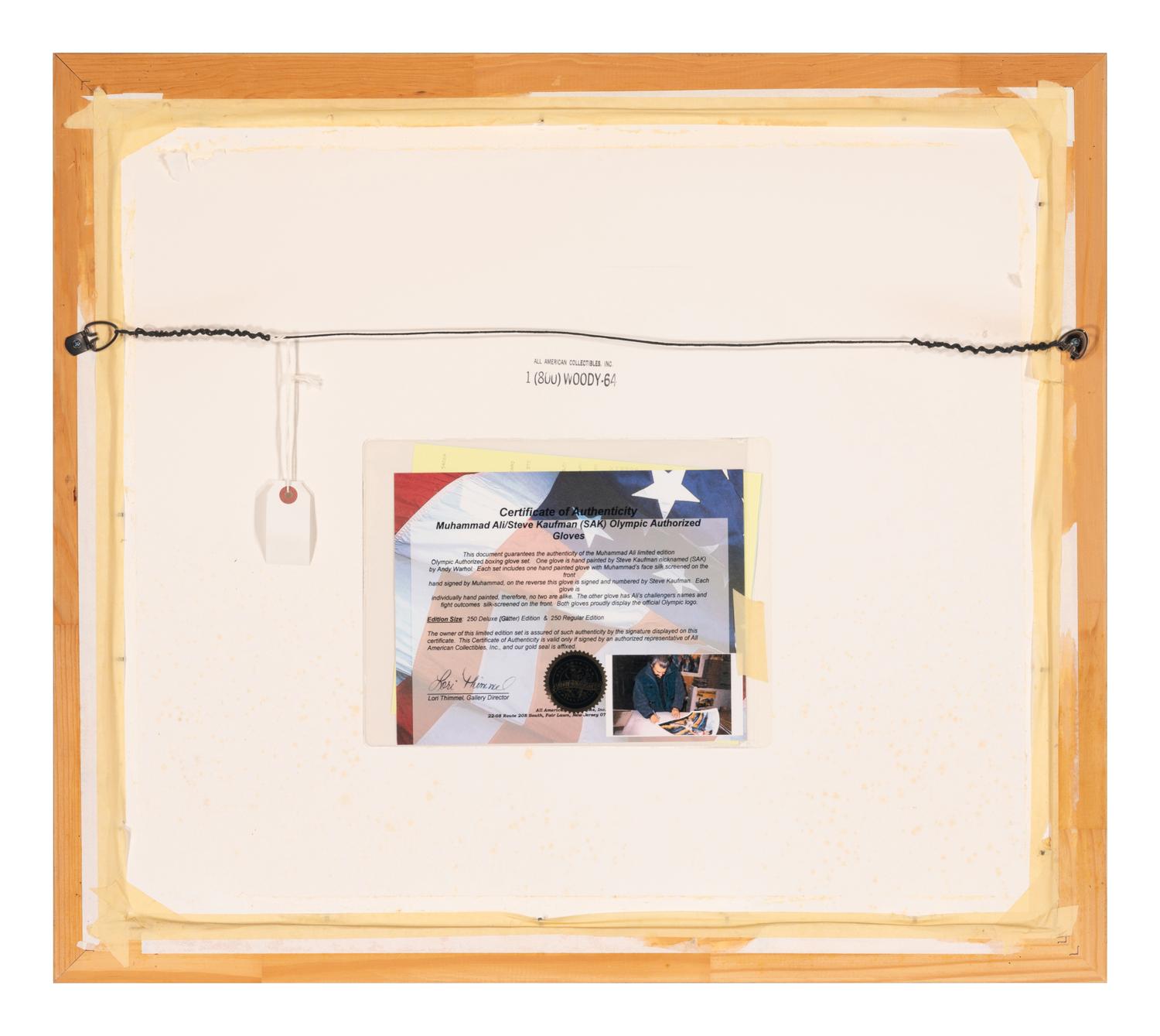 A Joe DiMaggio and LeRoy Neiman Signed Autograph "The Cut" Limited Edition Artwork