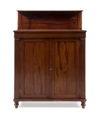 A George III Style Mahogany Hall Cabinet — 19TH CENTURY