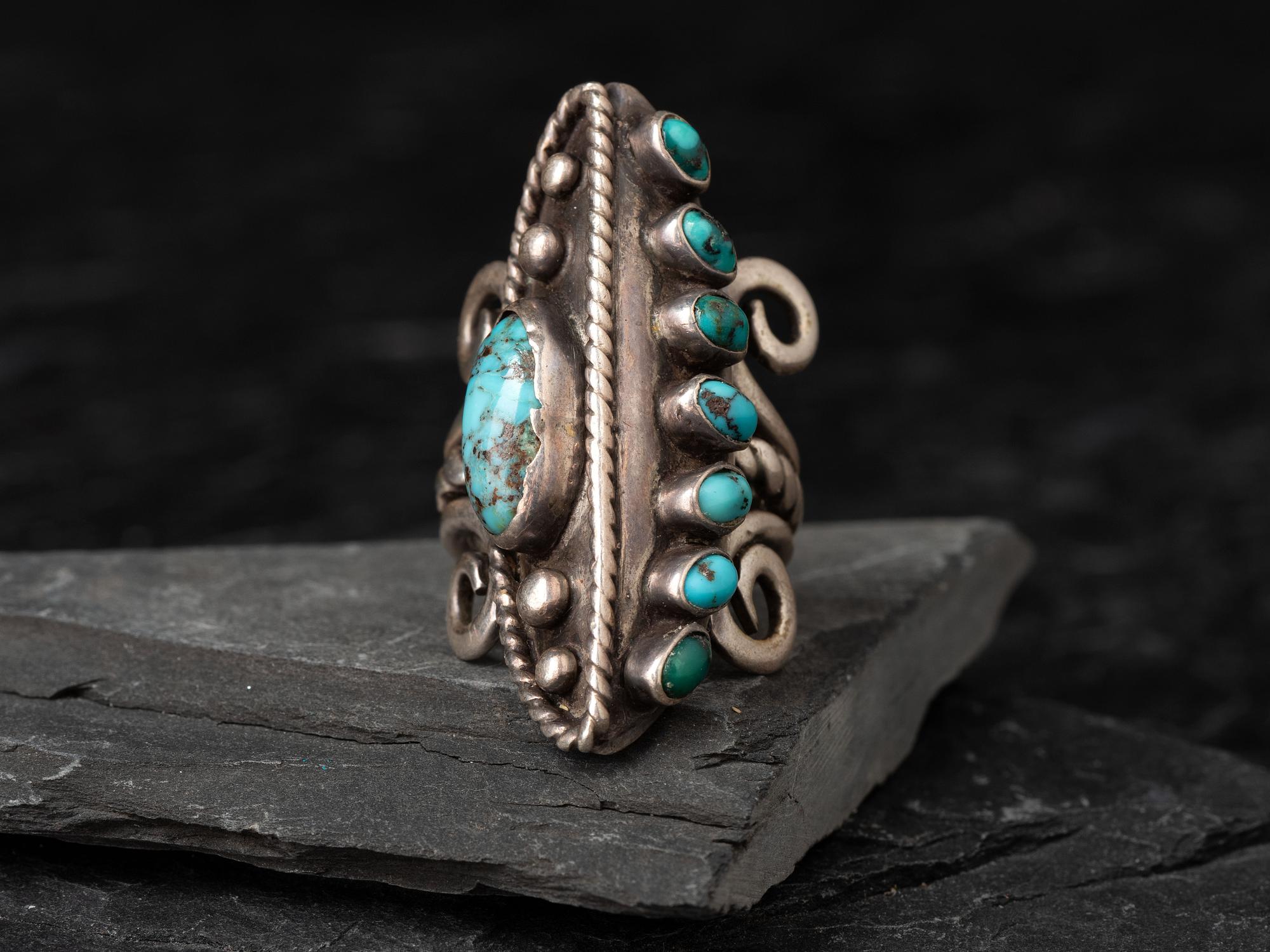 Silver and Turquoise Ring