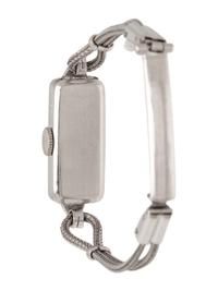 ART DECO, PLATINUM, GOLD-FILLED AND DIAMOND WRISTWATCH