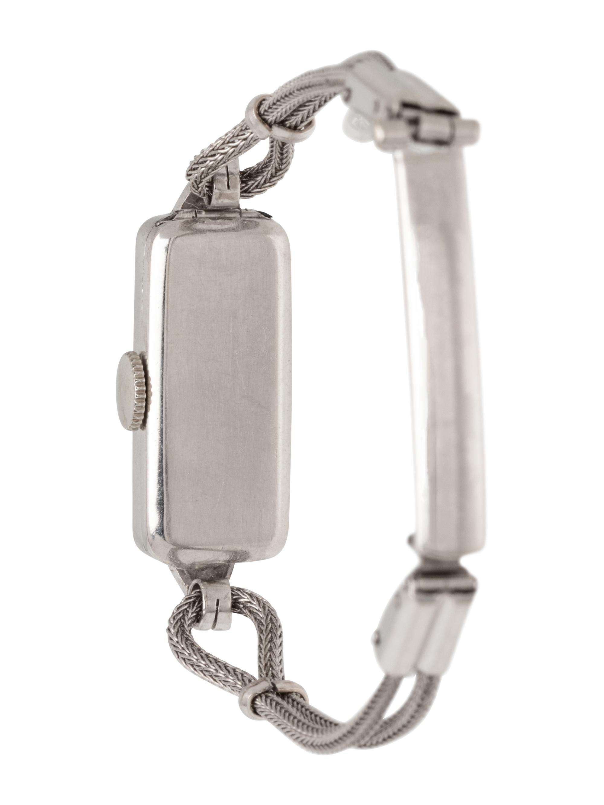 ART DECO, PLATINUM, GOLD-FILLED AND DIAMOND WRISTWATCH
