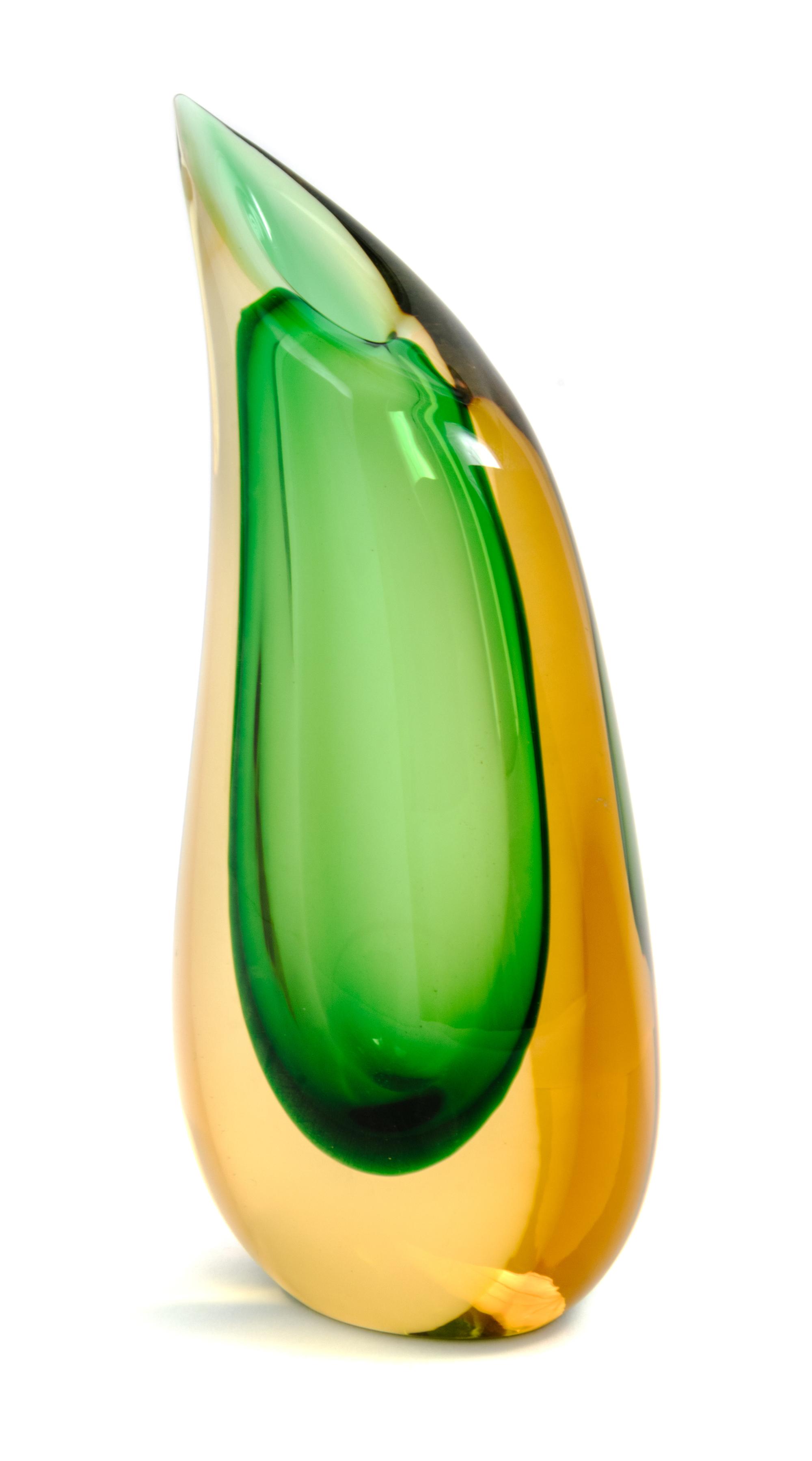 Luigi Onesto (Italian, b.1935), MURANO, c.1980, a glass vase